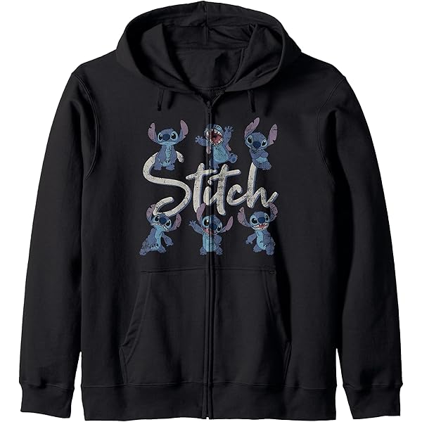 Amazon.com: Disney Lilo & Stitch Original Sitting Zip Hoodie